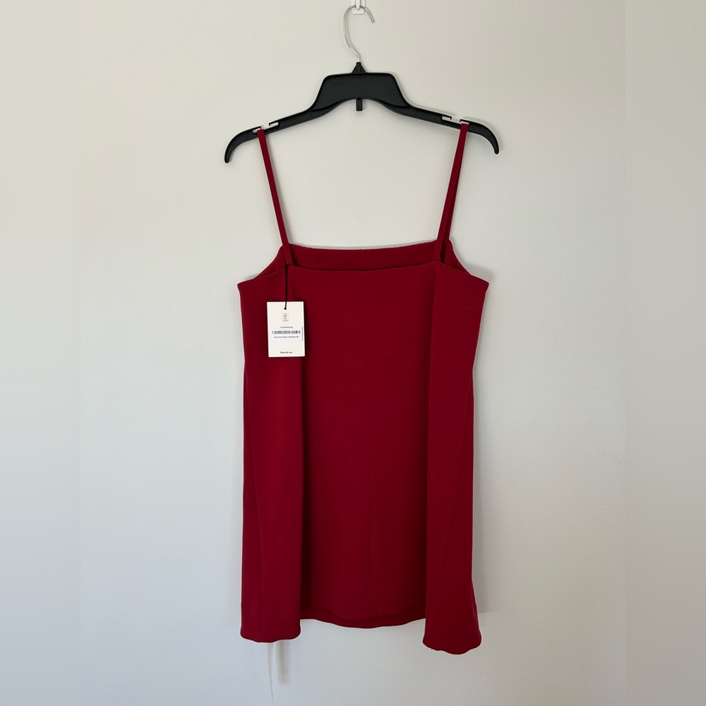 Reformation Noah Knit Dress Red - Size L - Picture 3 of 5